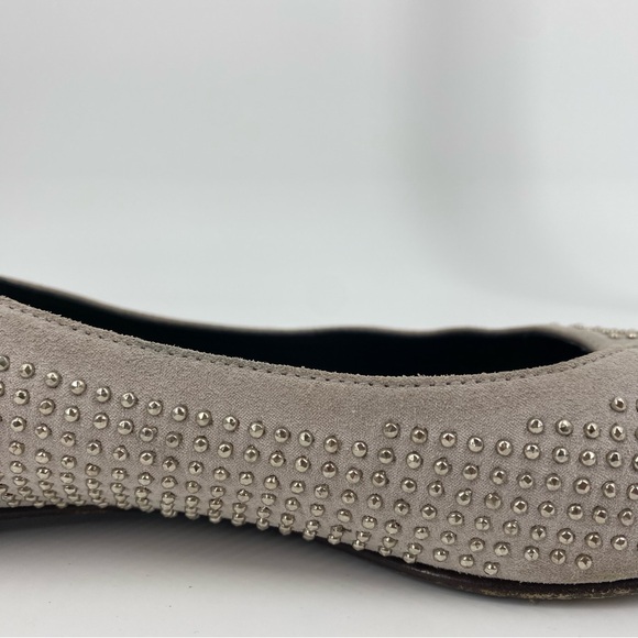 Balenciaga y2k Gray Studded Ballet Flats - Picture 12 of 16